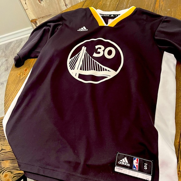NBA - Black/Gold Steph Curry Jersey size small - Picture 1 of 3